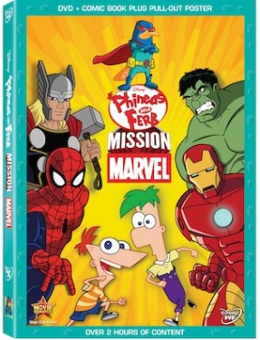 PhineasAndFerbMissionMarvelDVD