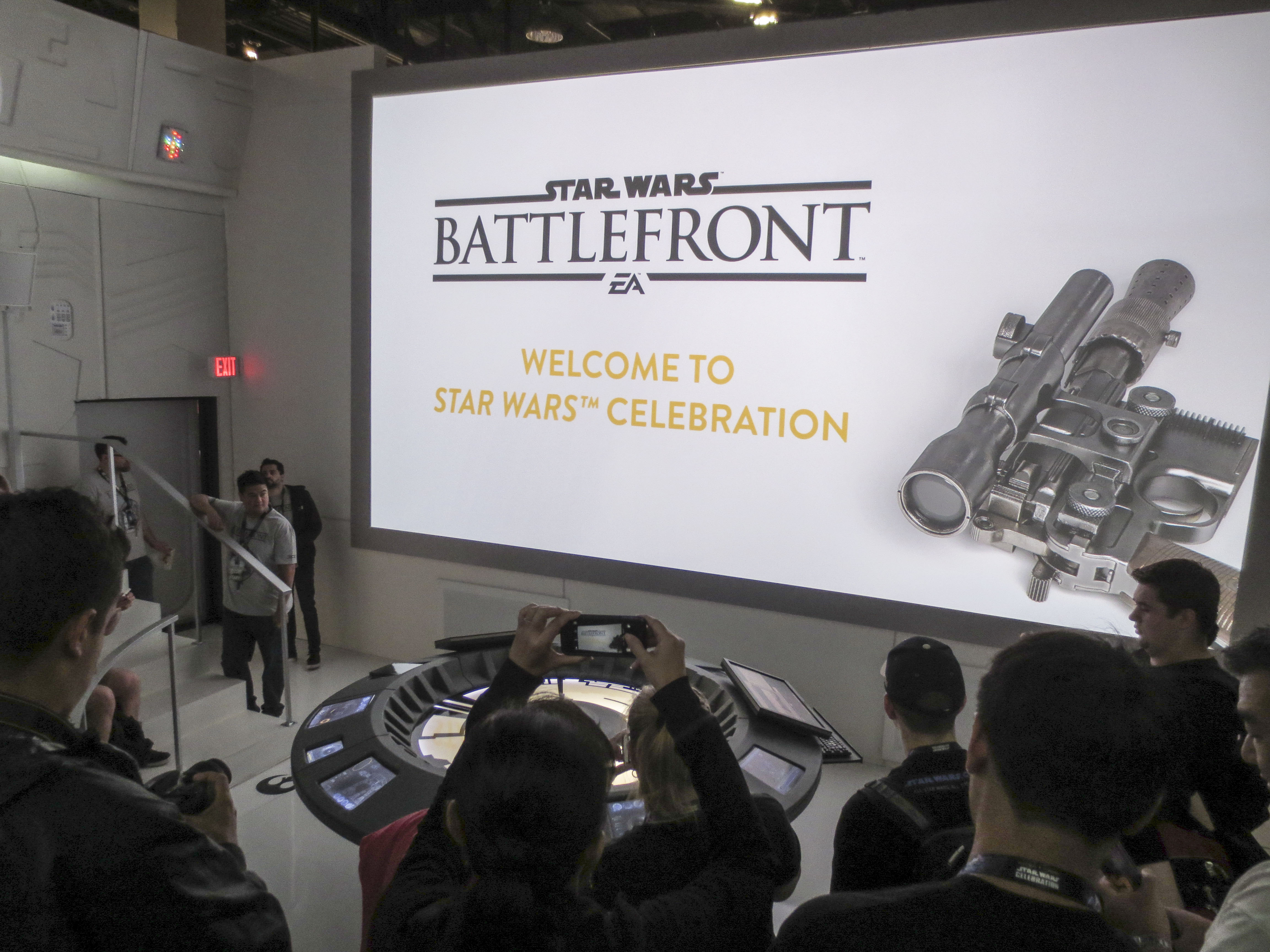 I took a quick peek at EA's original Battlefront at Celebration Anaheim.